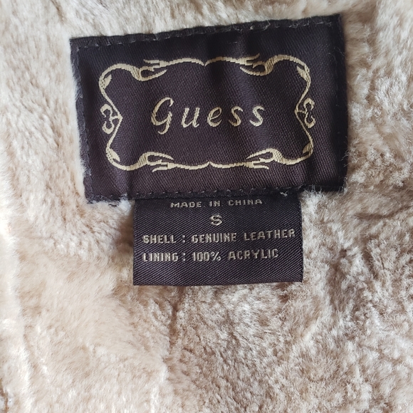 Suede Leather Jacket by Guess - Picture 7 of 8